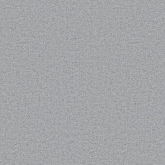 Gray woven fabric sample displaying a fine, speckled texture and consistent, uniform structure with a cool, medium tone.
